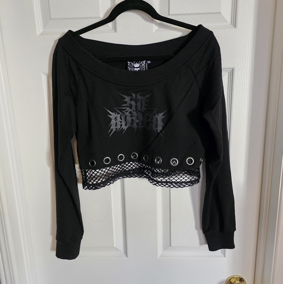 Killstar Nitro Jen Long Sleeve Top - Picture 2 of 5